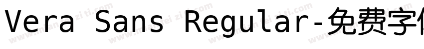 Vera Sans Regular字体转换